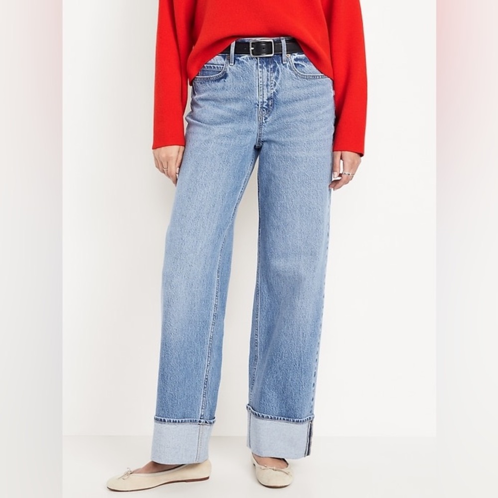 Old Navy Cuff High-Rise Jeans